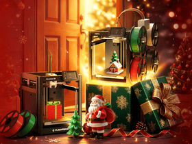 Flashforge Christmas Sale: Get Up to 45% OFF on 3D Printers, Filaments & Accessories